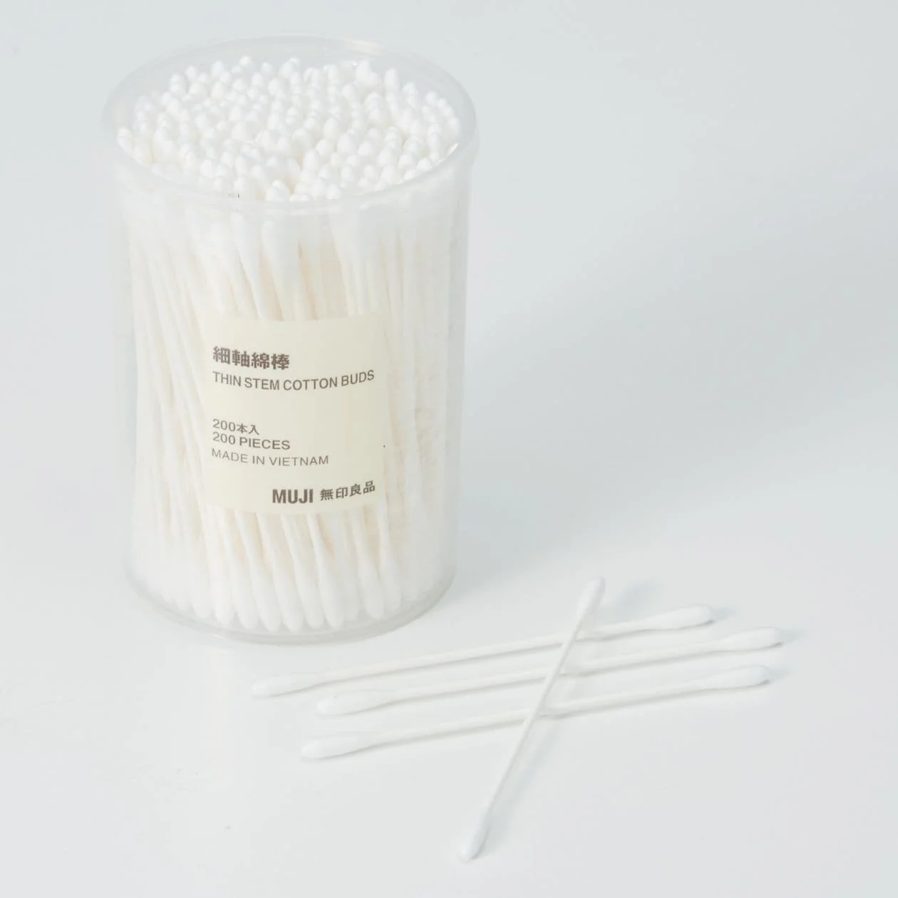 Thin Cotton Buds (200pcs) - Image 2