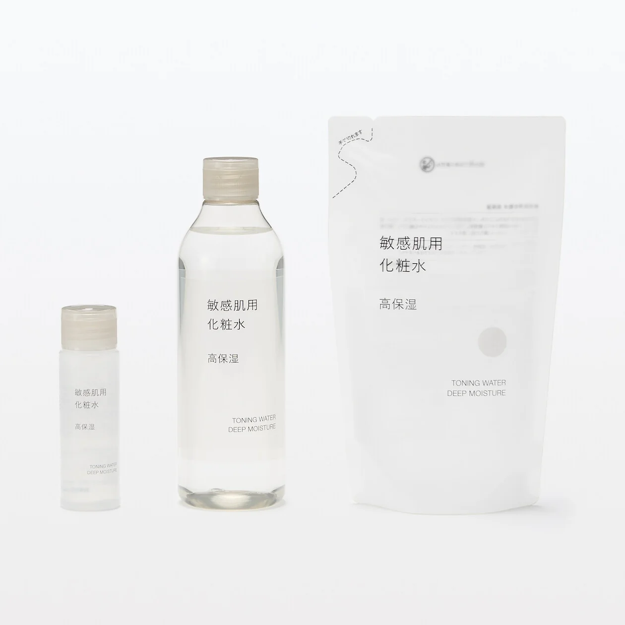 Sensitive Skin Toning Water Refill - Deep Moisture (270ml) - Image 4
