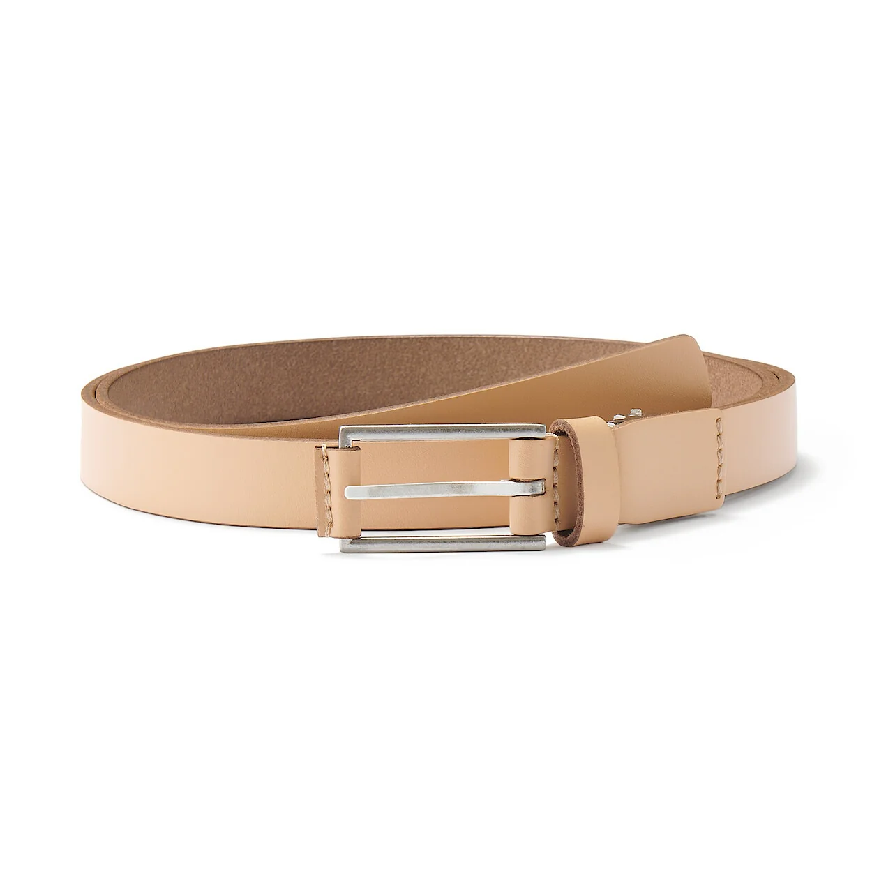Vegetable Tanned Leather Belt - Narrow - Image 17