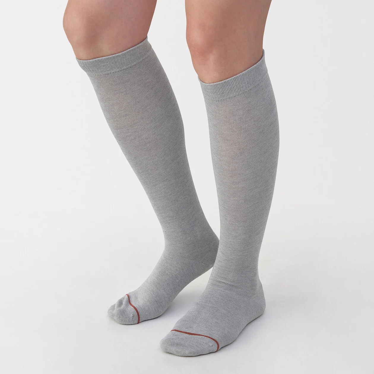 Right Angle Warm Wool Mix Knee-High Socks - Image 4
