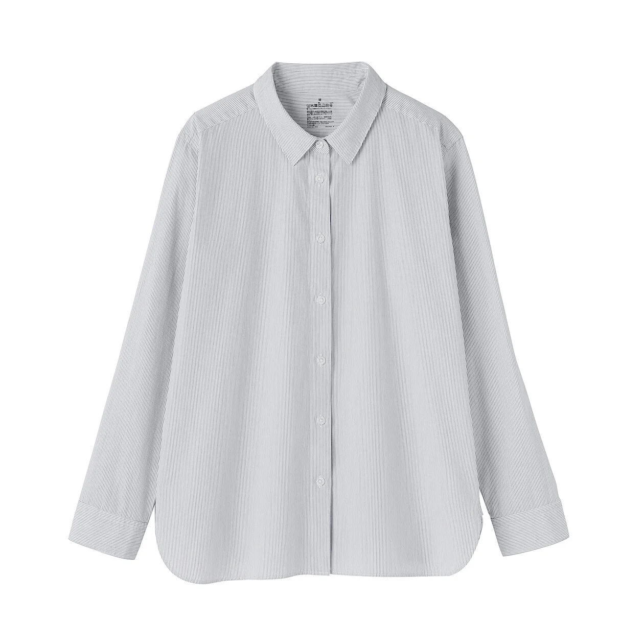 Washed Broadcloth 100% Cotton Long Sleeve Shirt - Image 11