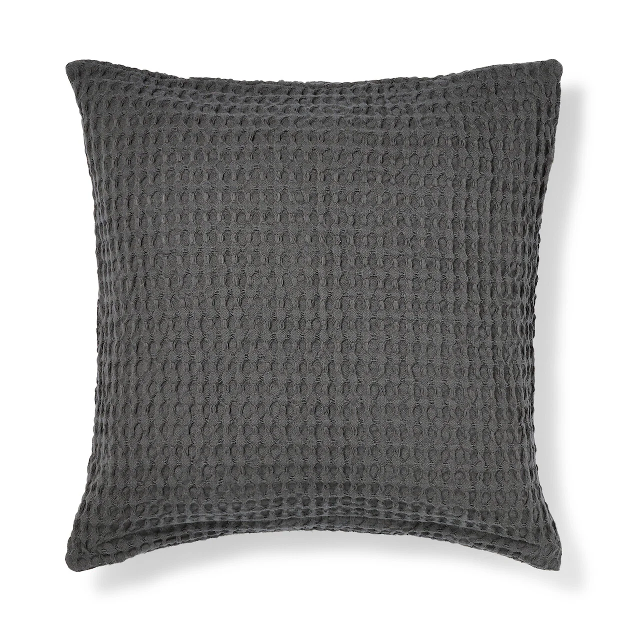 Washed Cotton Waffle Weave Cushion Cover - Image 2