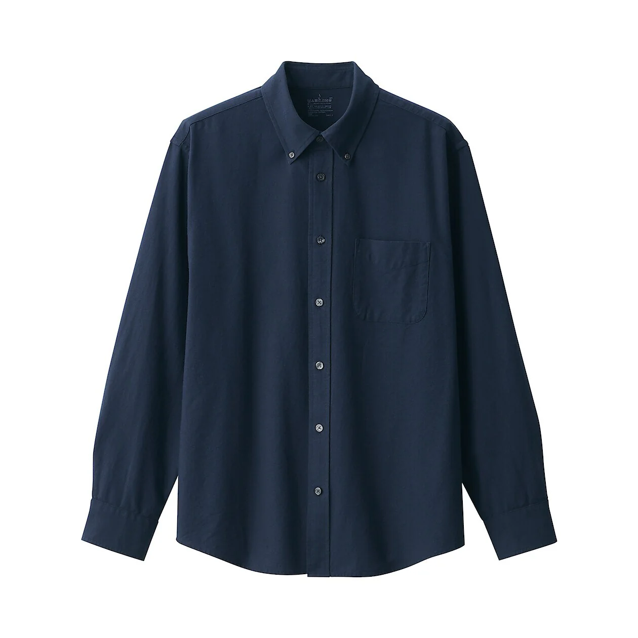 Washed Oxford 100% Cotton Long Sleeve Shirt - Image 10