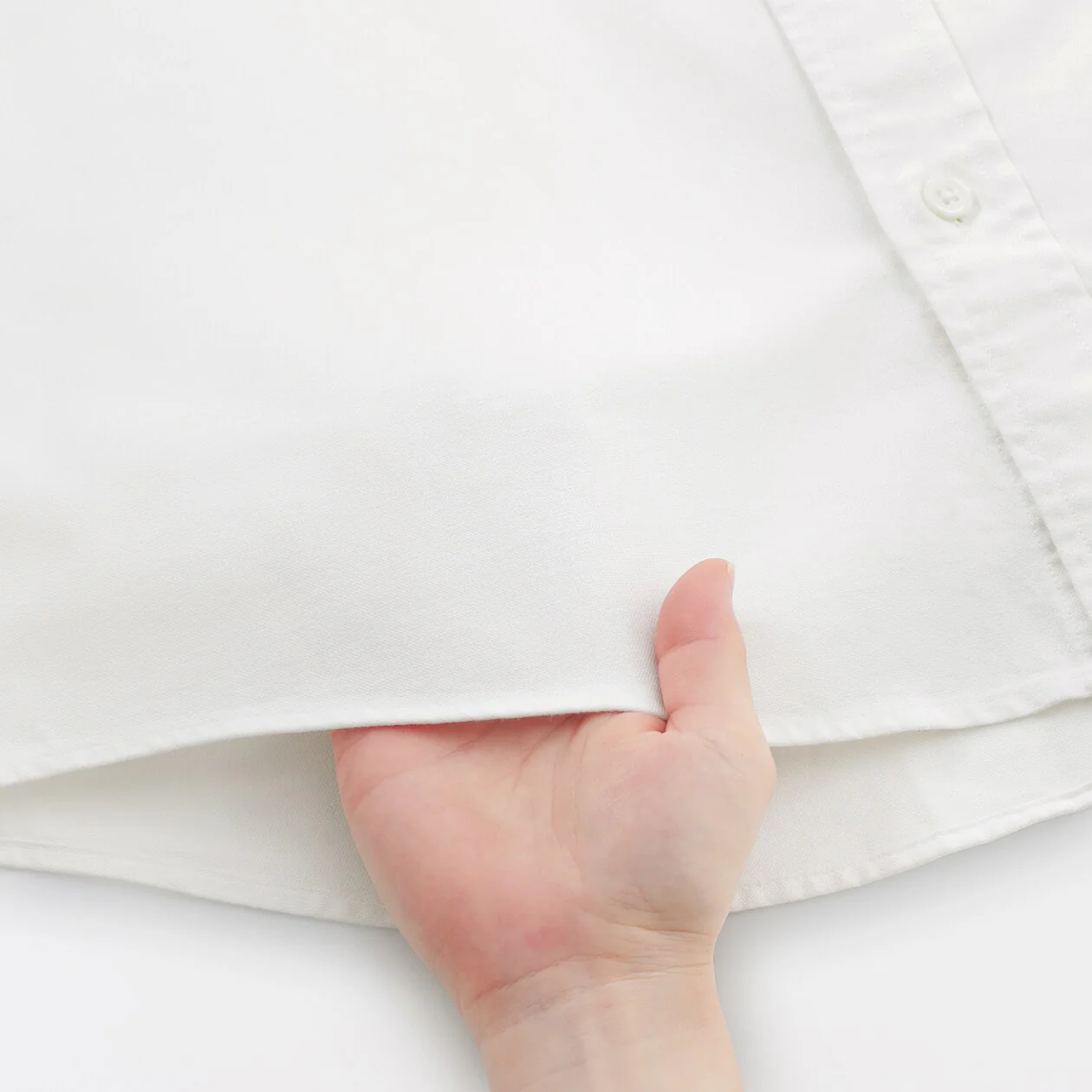 Washed Oxford 100% Cotton Stand Collar Shirt - Image 21