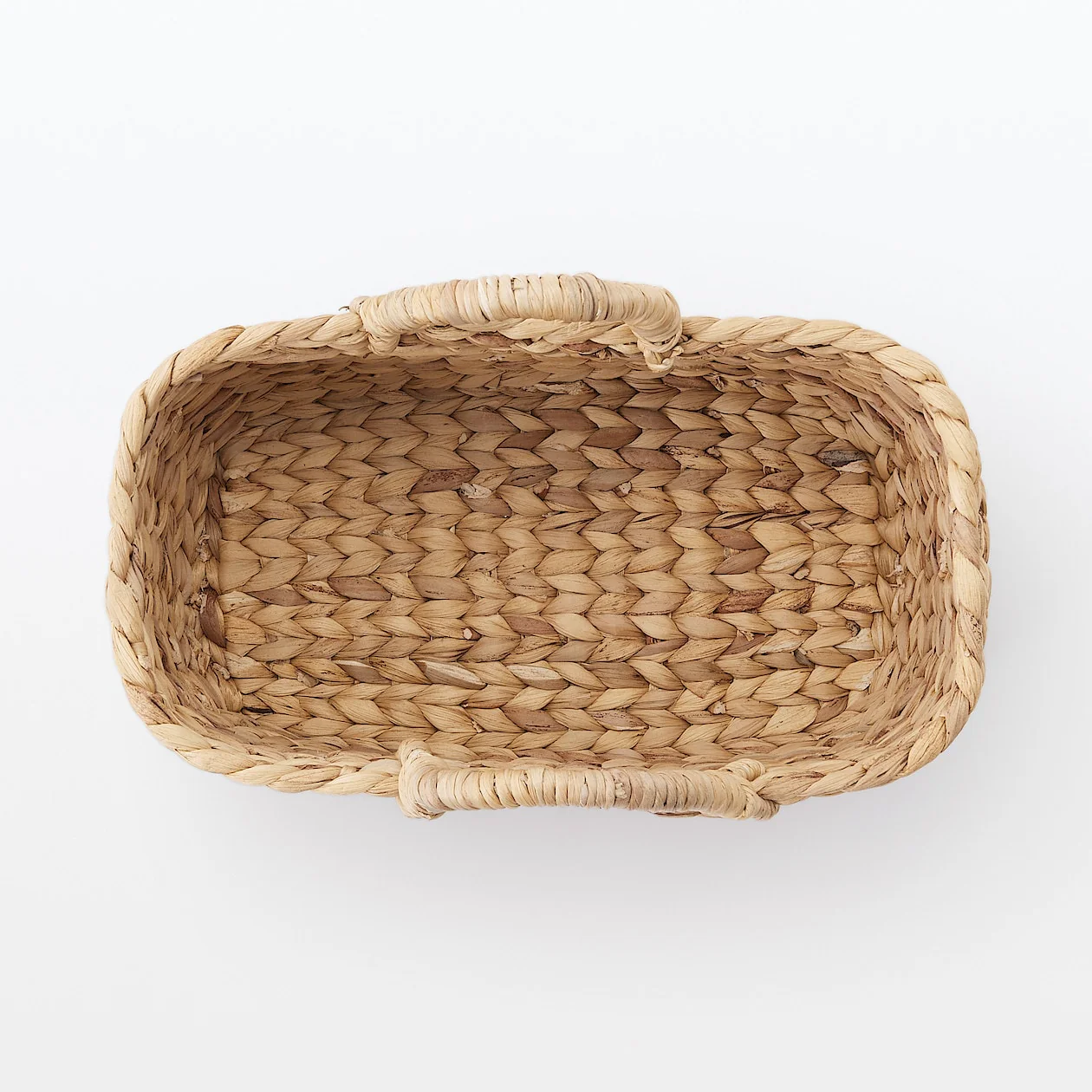 Water Hyacinth Basket with Handles - Image 4