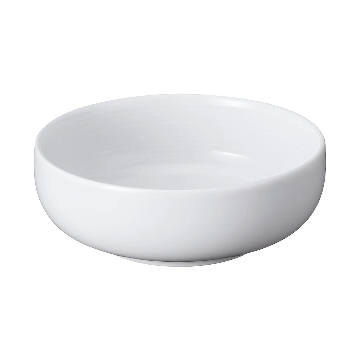 White Porcelain Shallow Bowl - Small