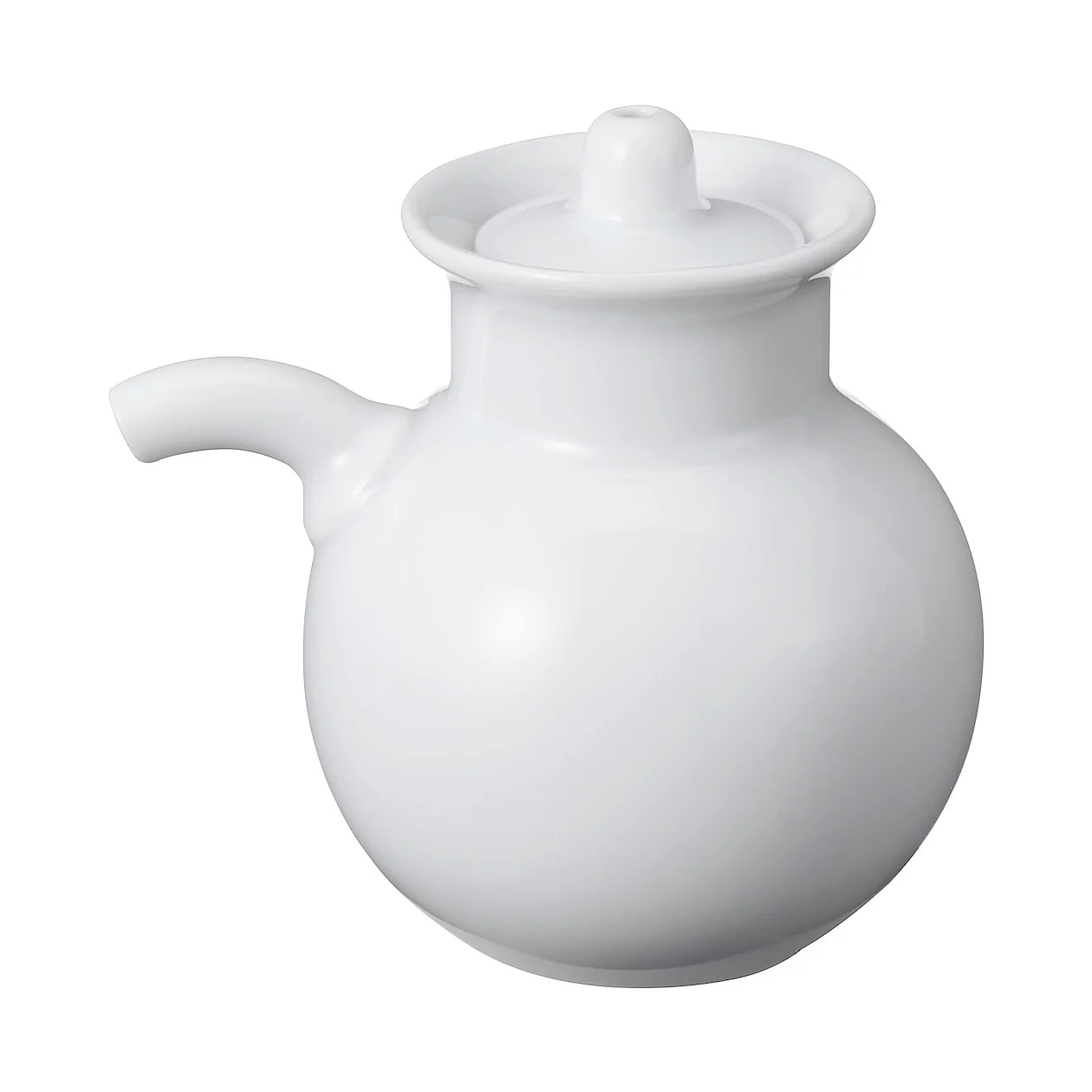 White Porcelain Soy Sauce Pot