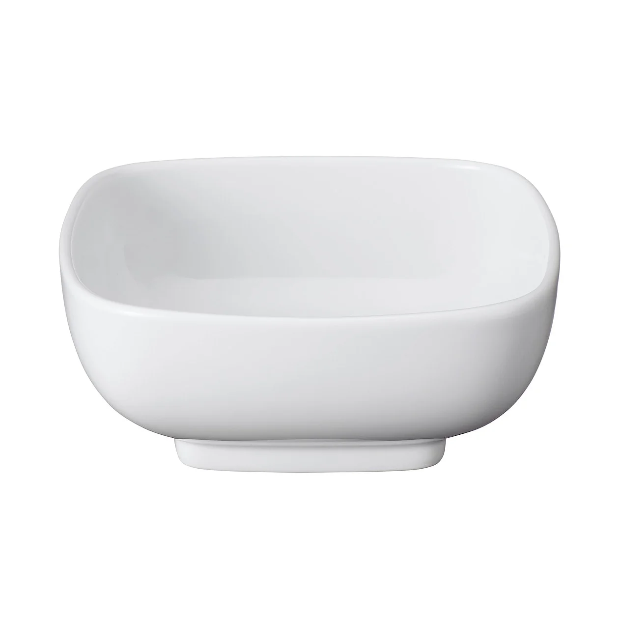 White Porcelain Square Bowl - Medium