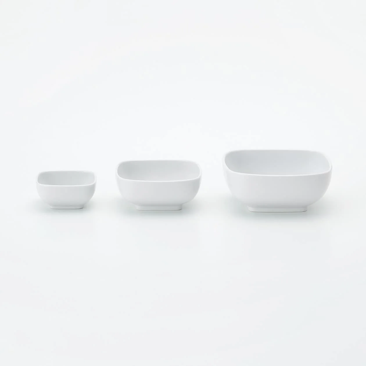 White Porcelain Square Bowl - Small - Image 6