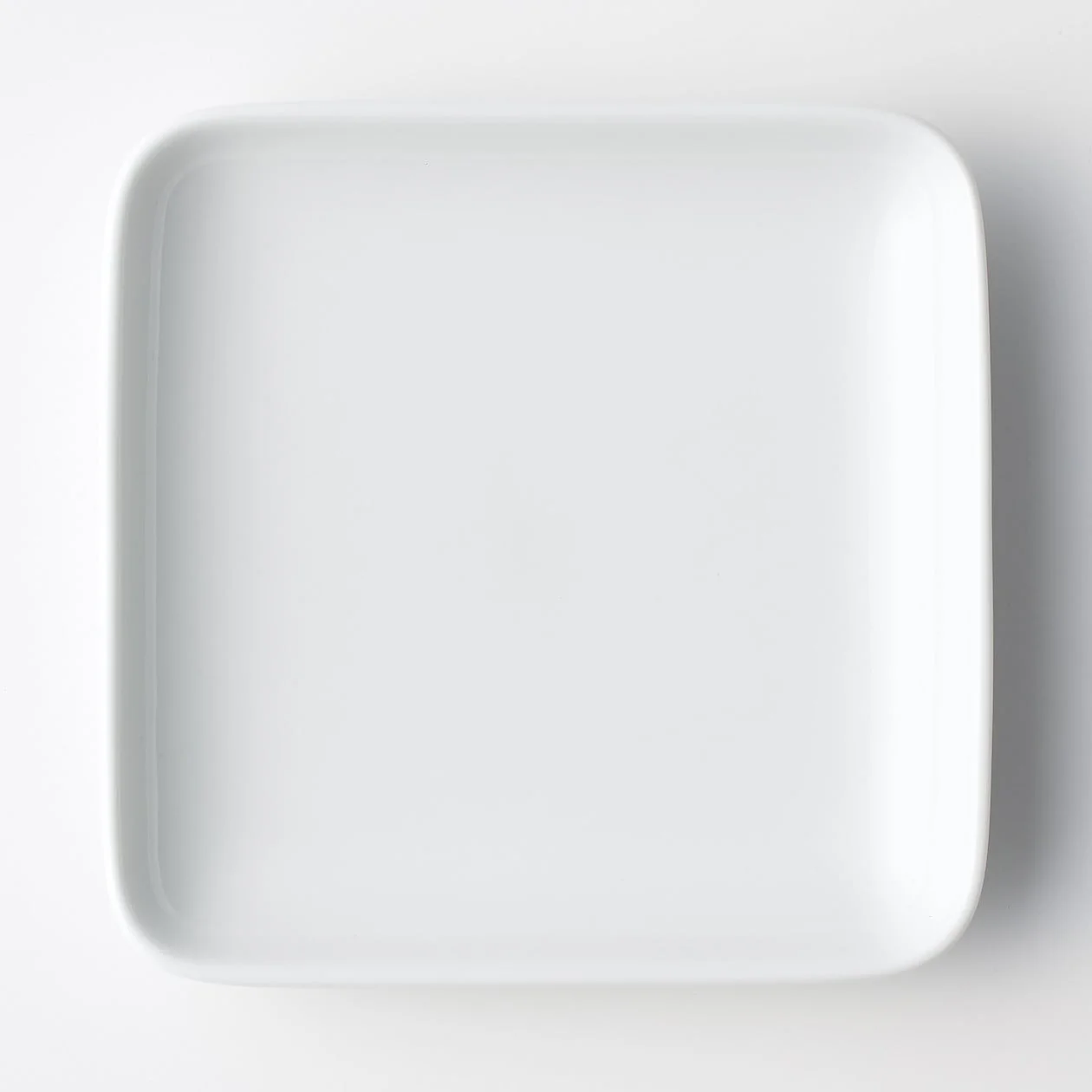 White Porcelain Square Dish - Small - Image 3