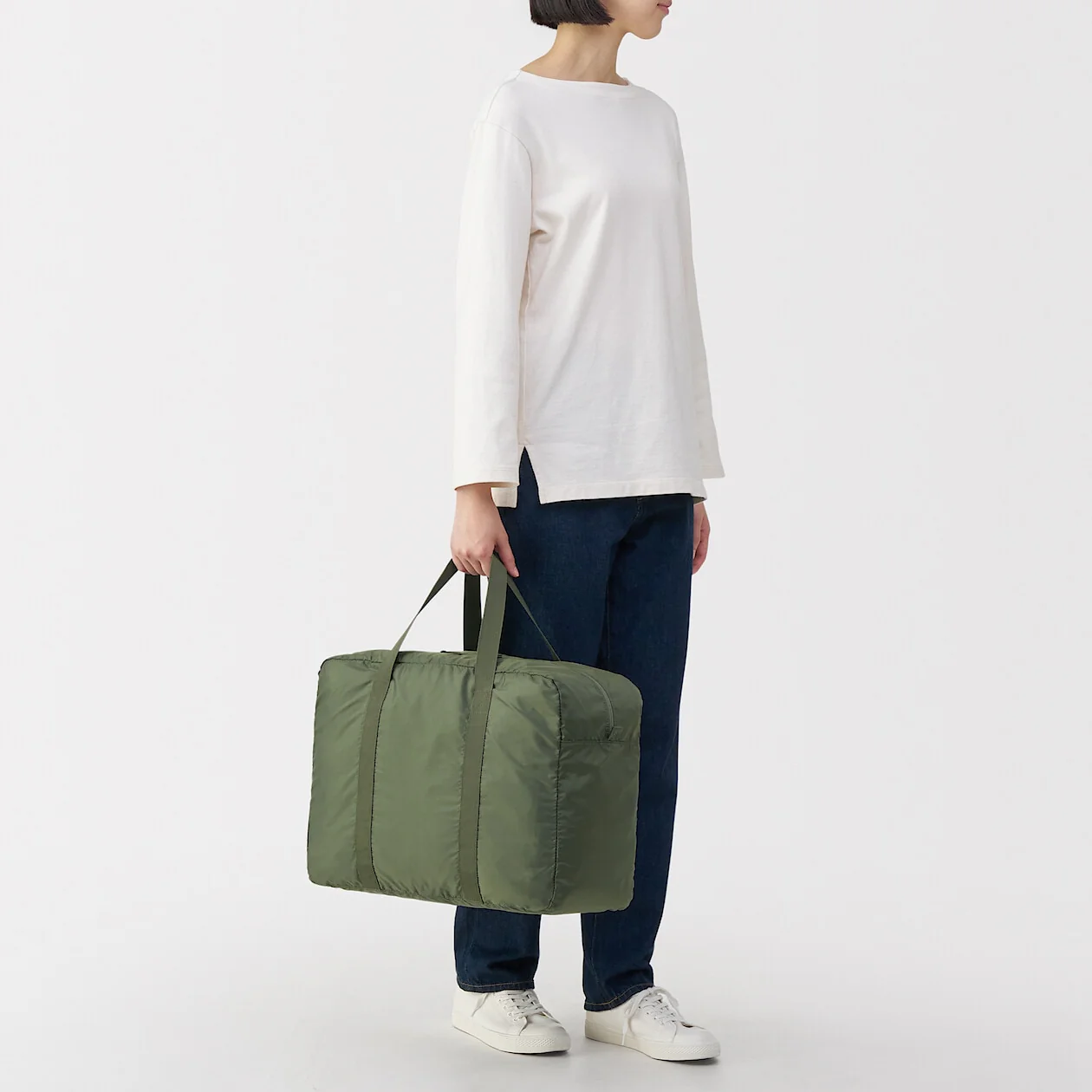 Pocketable Water Repellent Wide Boston Bag - Image 28