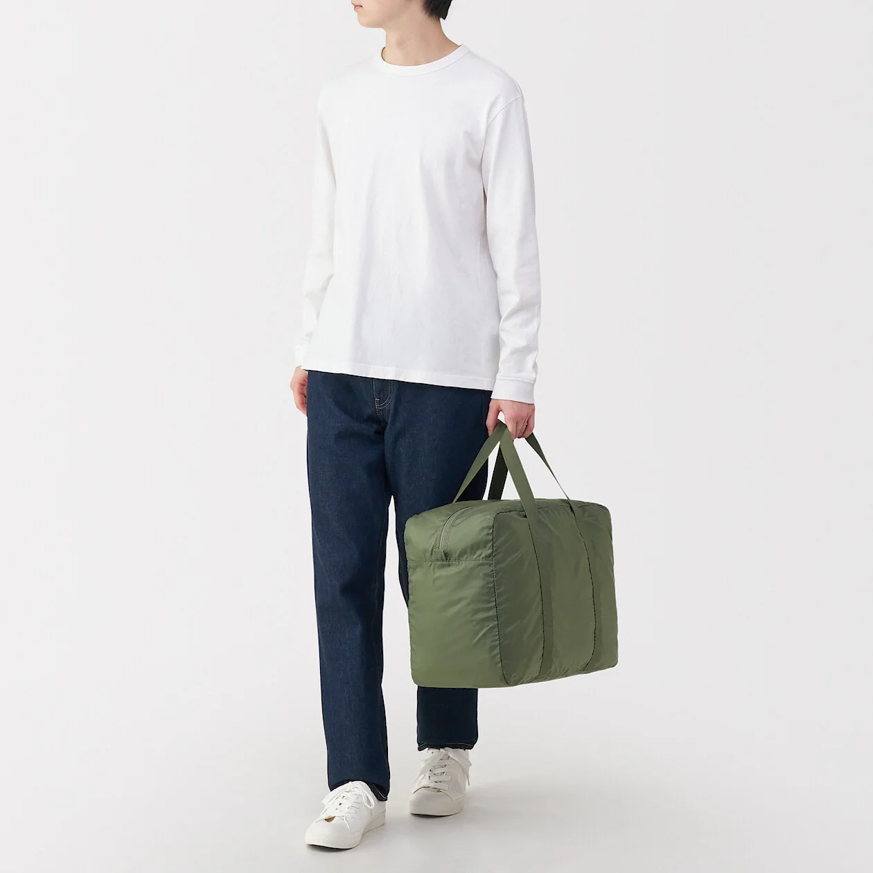 Pocketable Water Repellent Wide Boston Bag - Image 29
