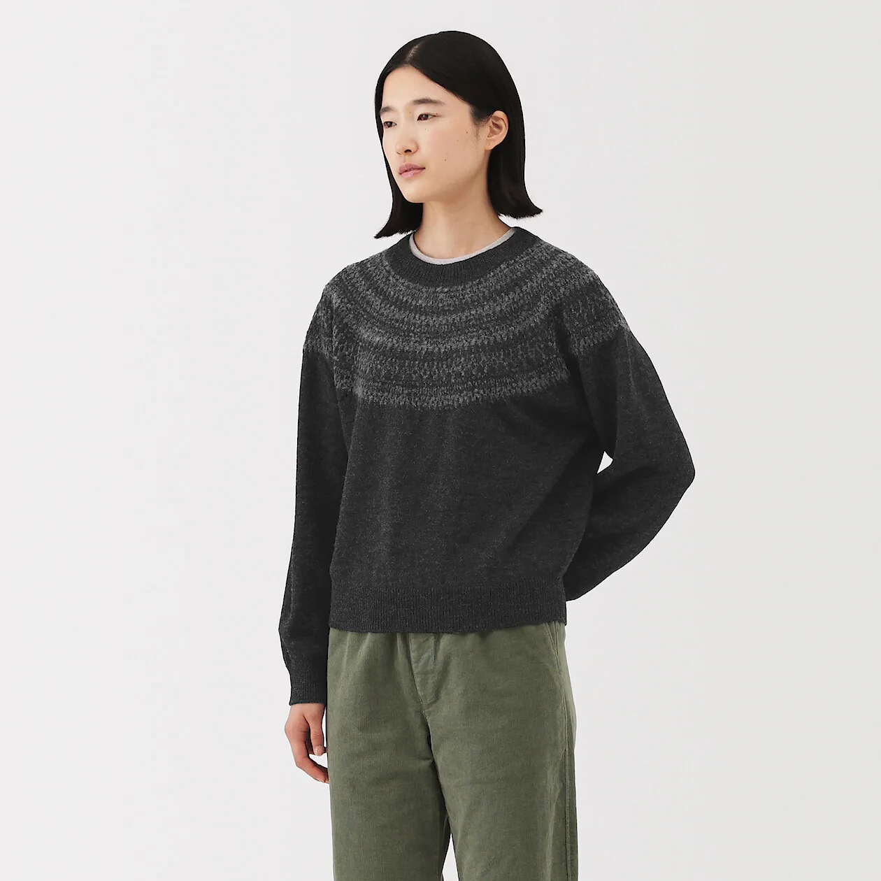 Andes Wool Pattern Sweater - Image 10