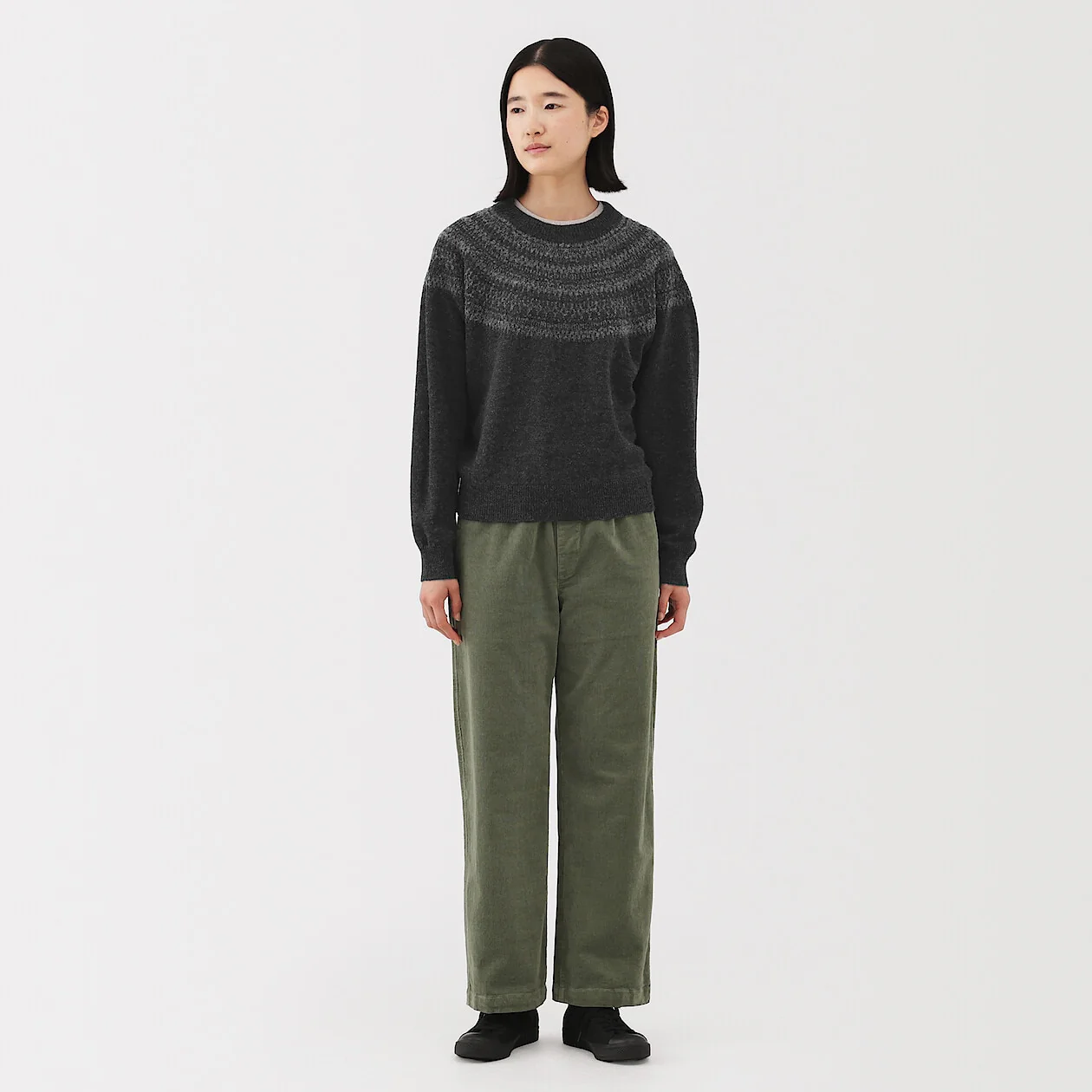 Andes Wool Pattern Sweater - Image 11