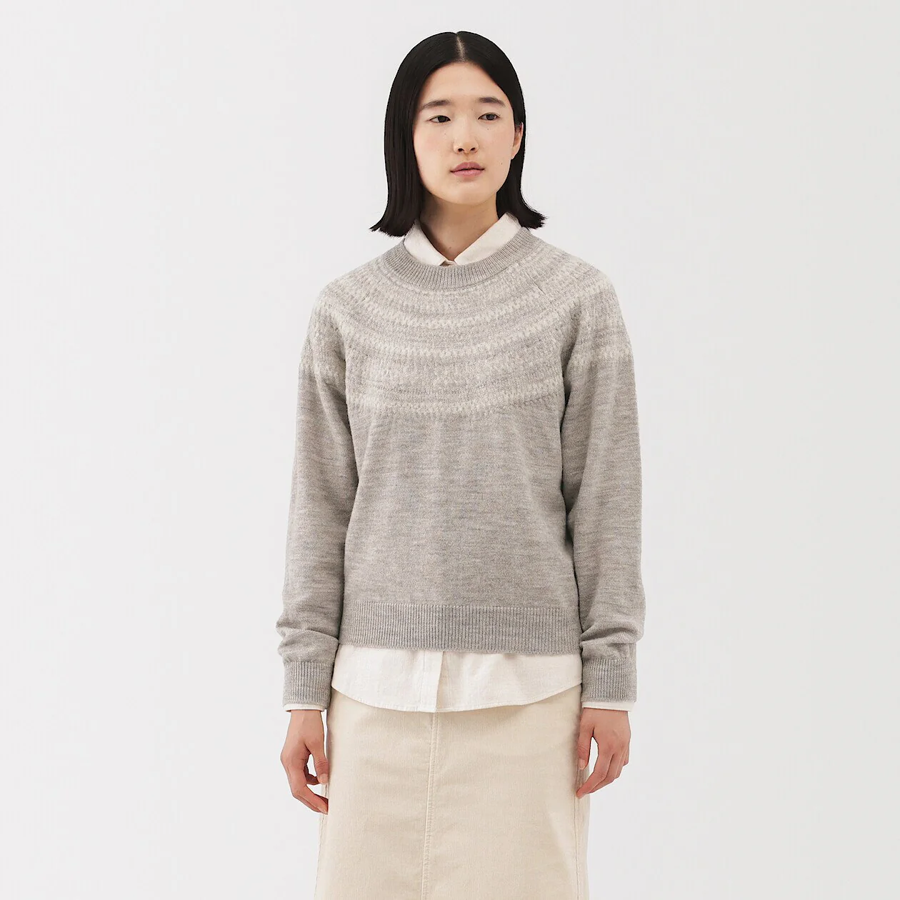 Andes Wool Pattern Sweater - Image 14