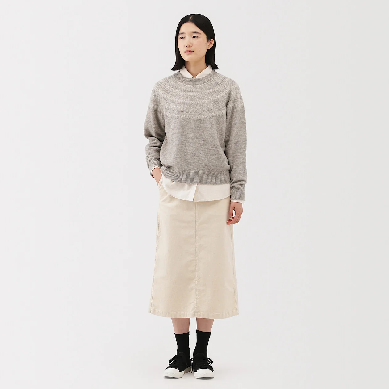 Andes Wool Pattern Sweater - Image 15