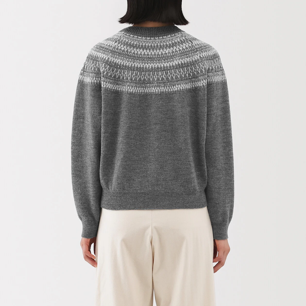 Andes Wool Pattern Sweater - Image 6