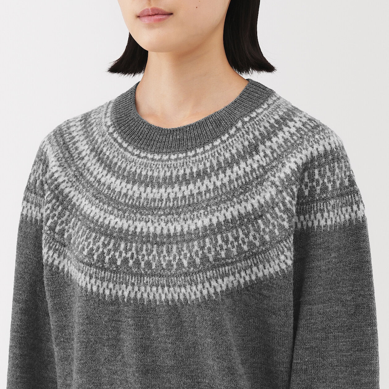 Andes Wool Pattern Sweater - Image 7
