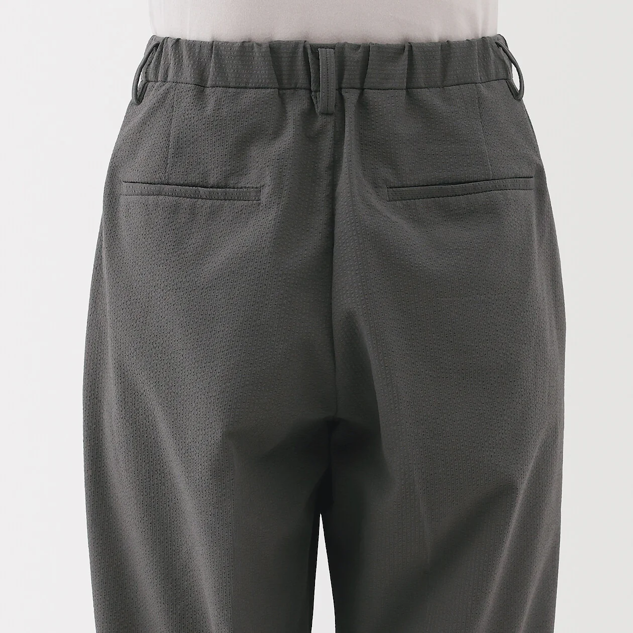 Breathable Seersucker Tapered Pants - Image 27