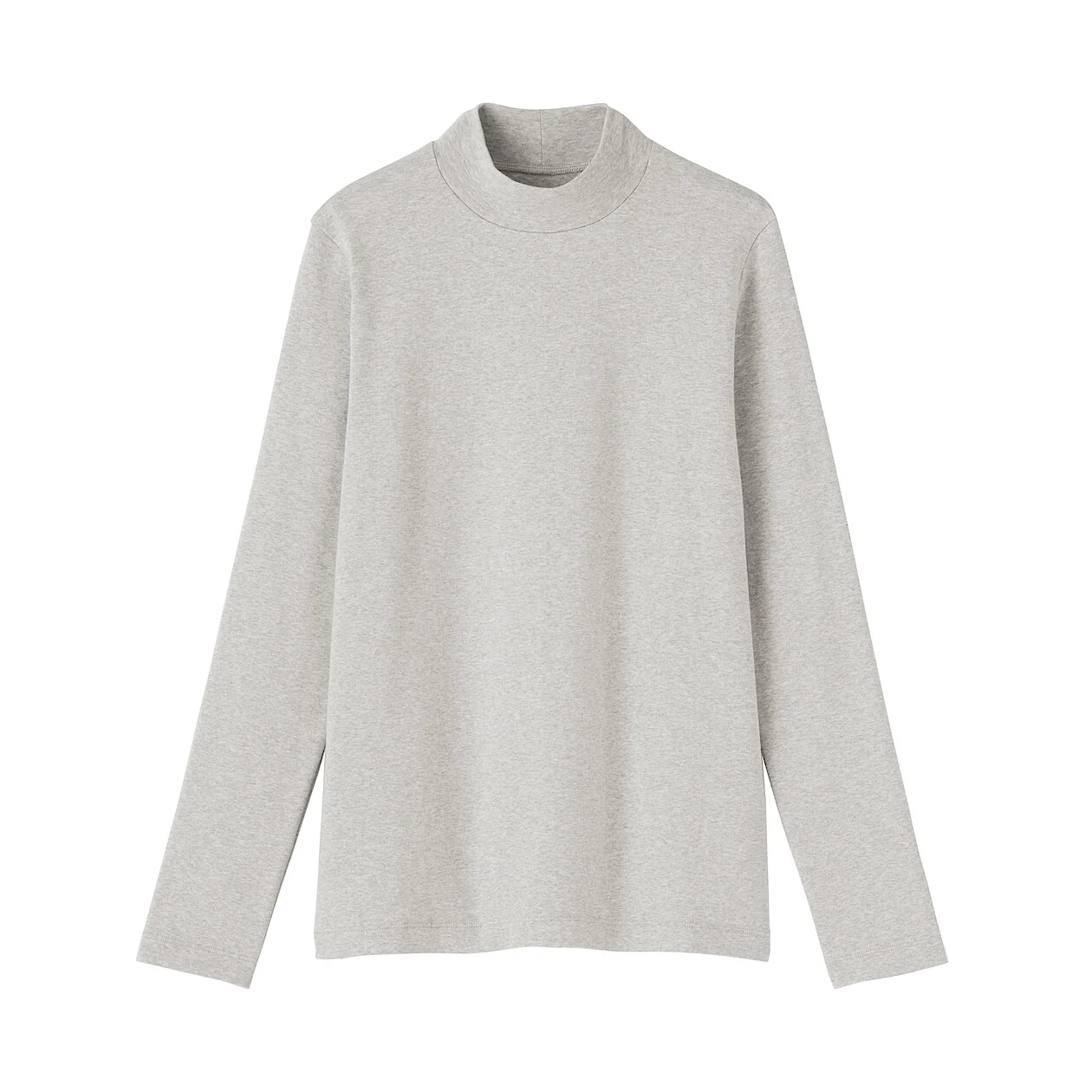 Brushed Ribbed High Neck Long-Sleeve T-Shirt - Image 18