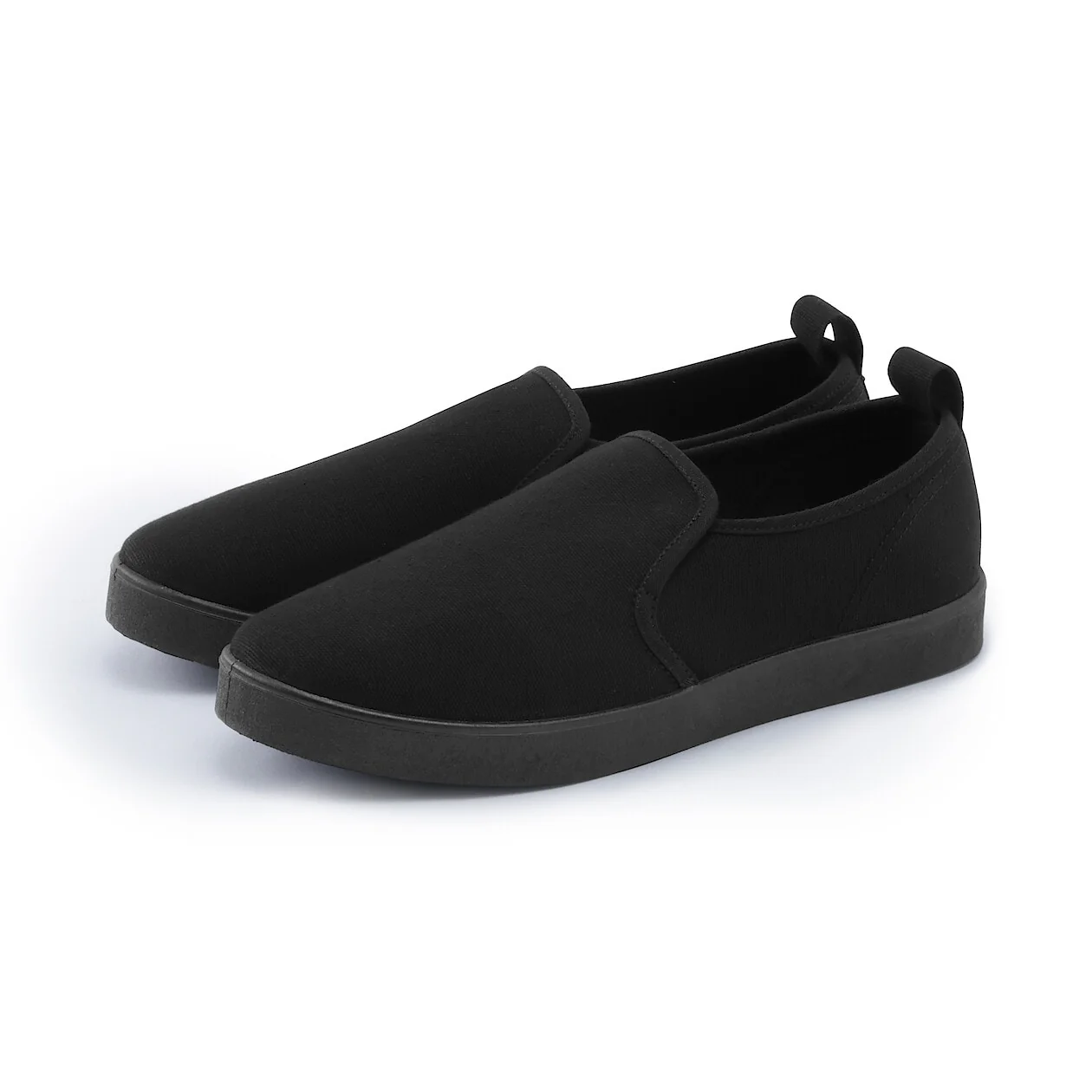 Cushion Insole Water-Repellent Canvas Slip-On Sneakers - Image 19