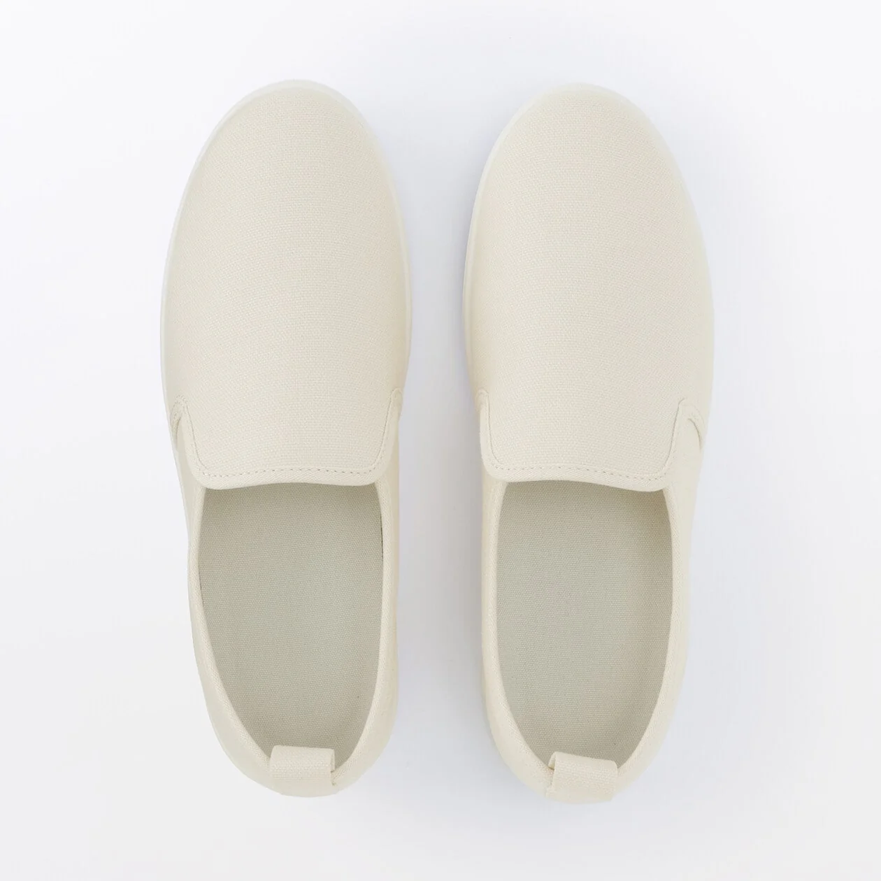 Cushion Insole Water-Repellent Canvas Slip-On Sneakers - Image 4