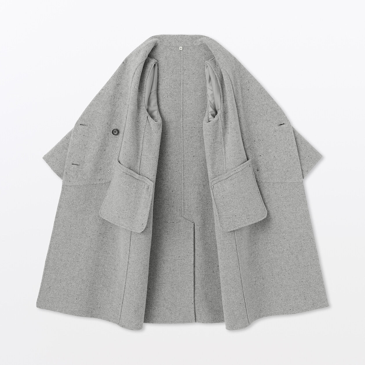 Cashmere Blended Double Breasted Coat - Image 3