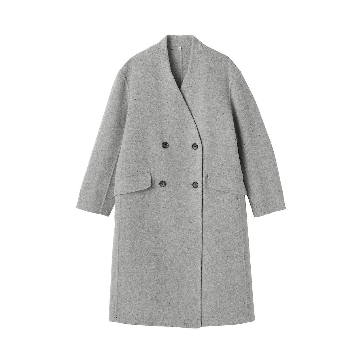 Cashmere Blended Double Breasted Coat - Image 4