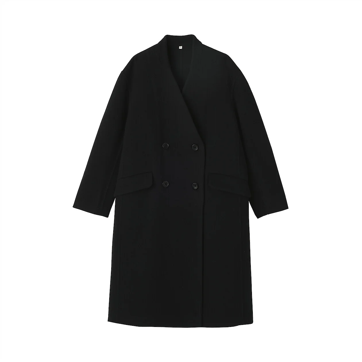 Cashmere Blended Double Breasted Coat - Image 9