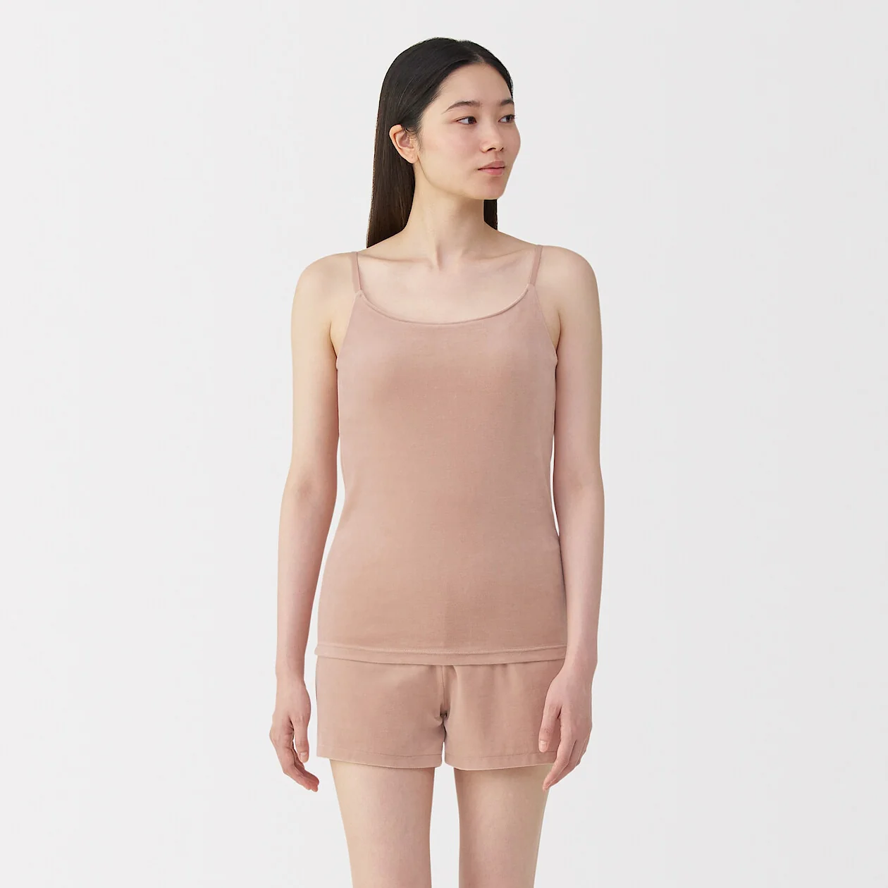 Cotton Velour Bra Camisole