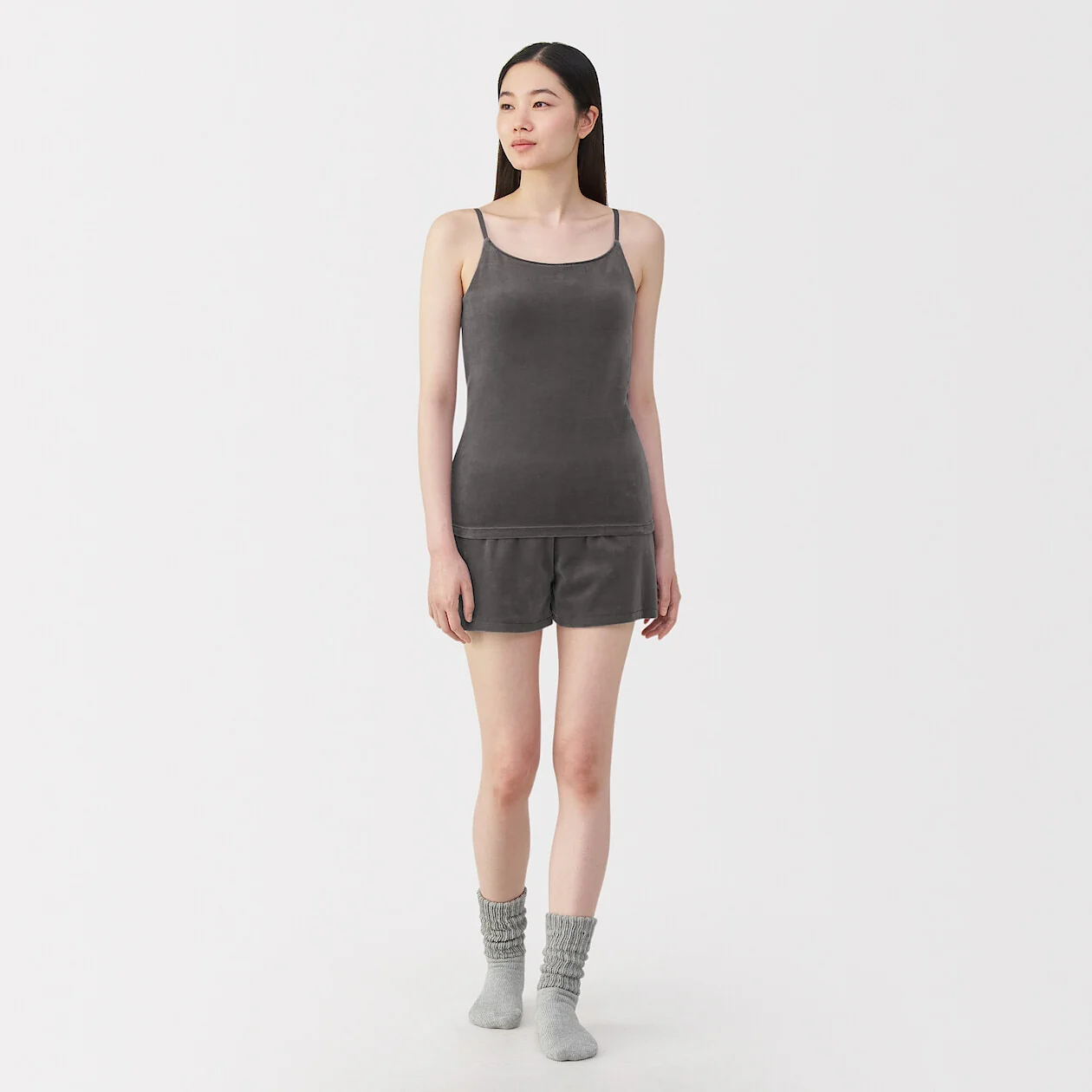 Cotton Velour Bra Camisole - Image 12