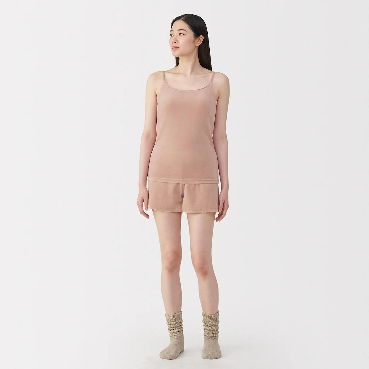 Cotton Velour Bra Camisole - Image 2