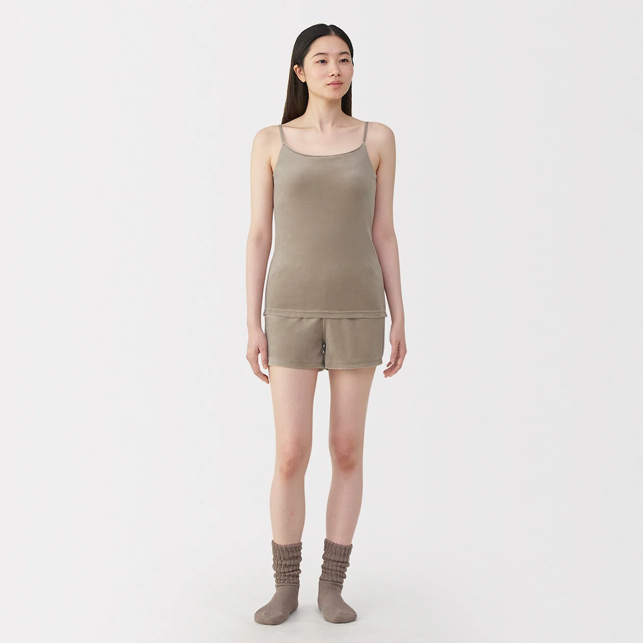 Cotton Velour Bra Camisole - Image 32