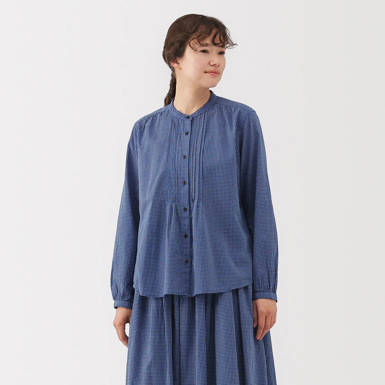 Cotton Voile Long Sleeve Blouse - Image 19