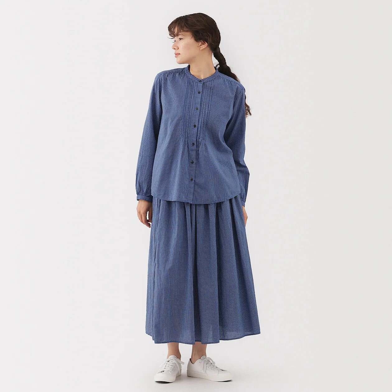 Cotton Voile Long Sleeve Blouse - Image 20
