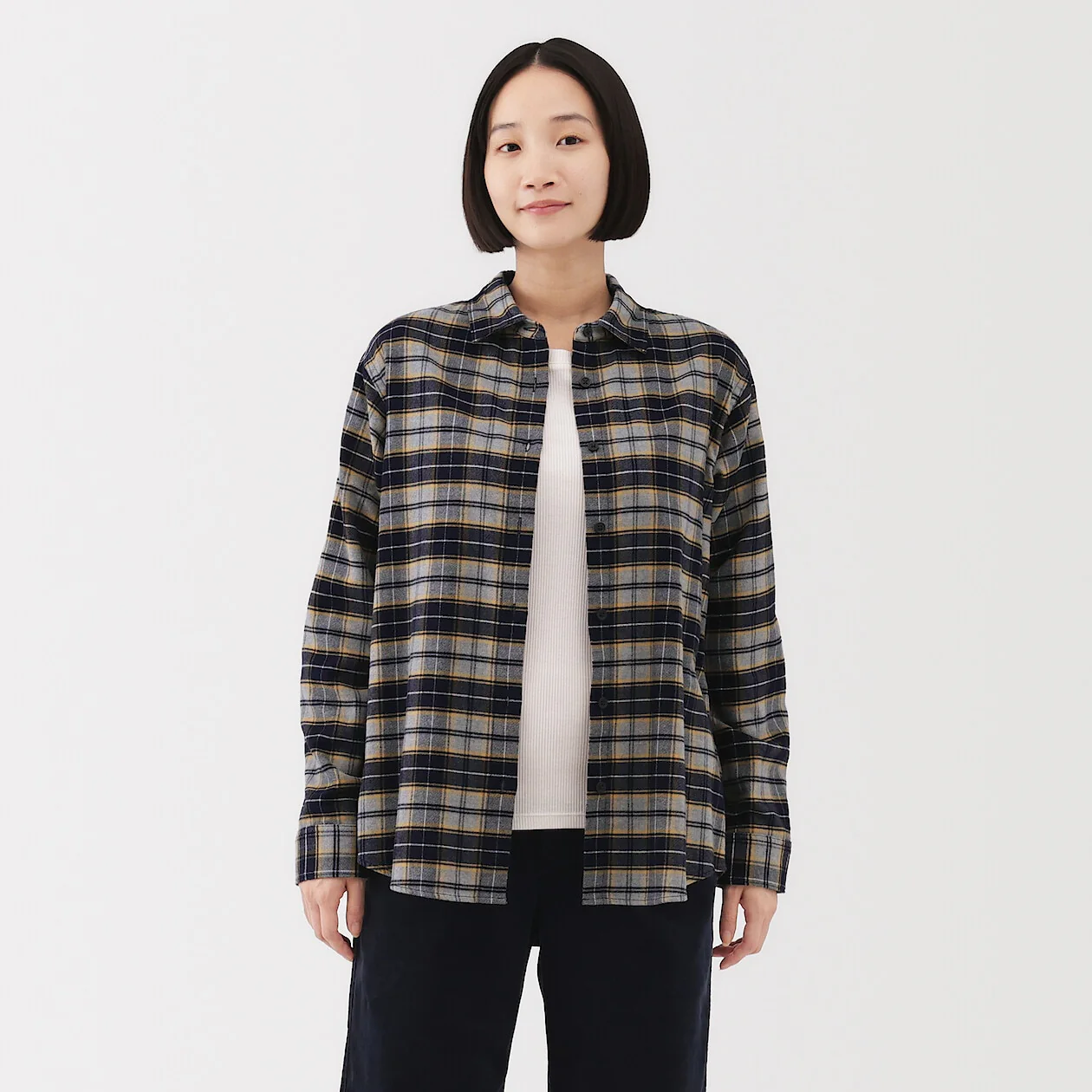 Double Brushed Flannel Long Sleeve Shirt - Image 29
