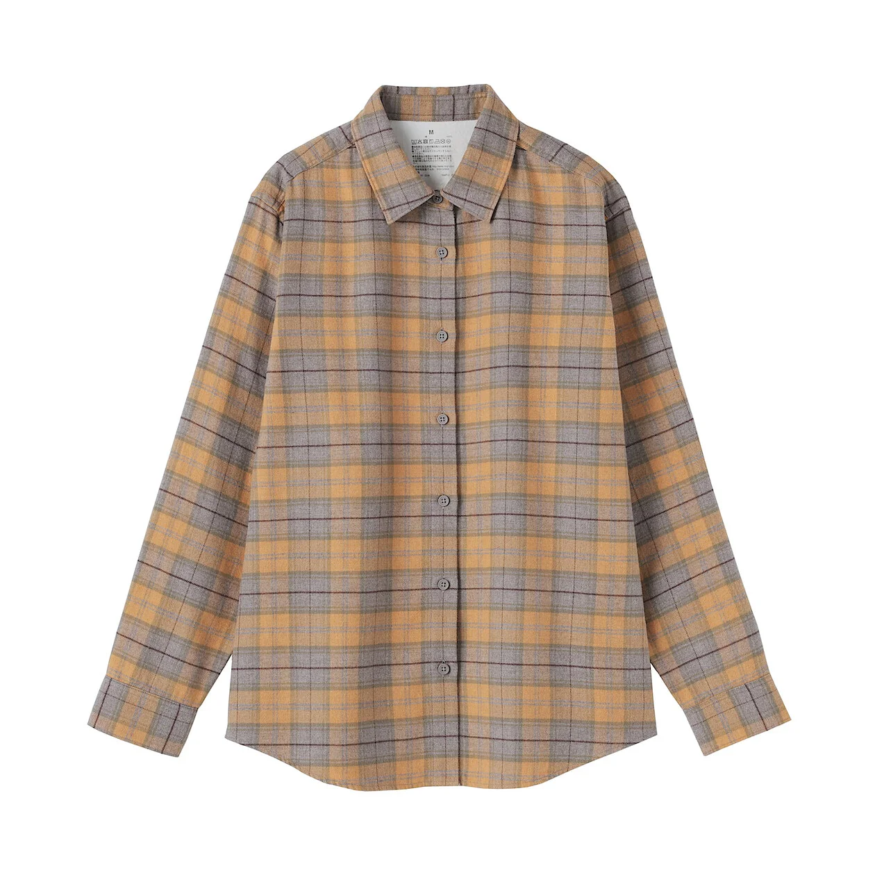 Double Brushed Flannel Long Sleeve Shirt - Image 39