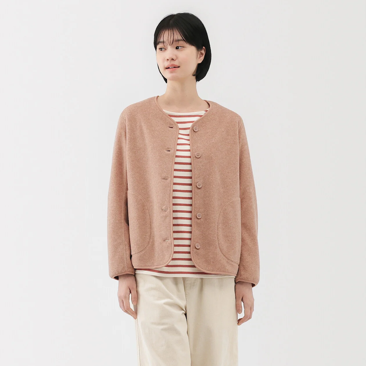 Easy Recycled Fleece Cardigan - Image 14
