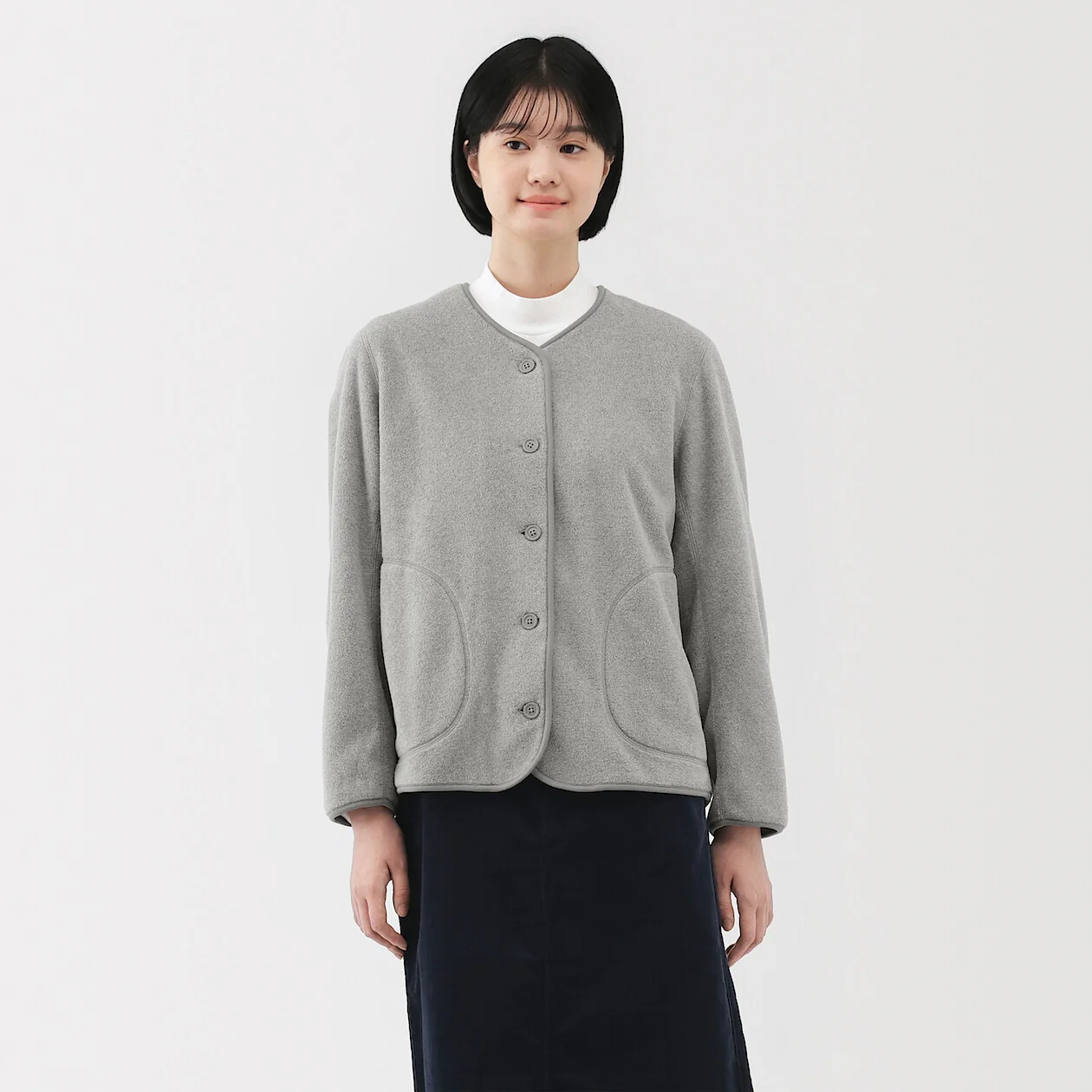 Easy Recycled Fleece Cardigan - Image 6