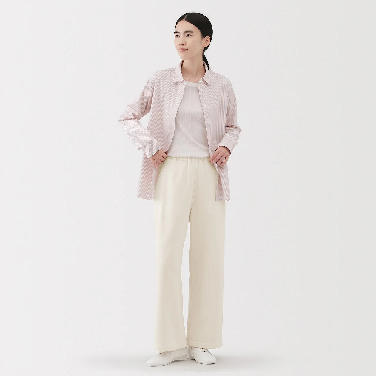 French Terry Wide Sweatpants - Image 2