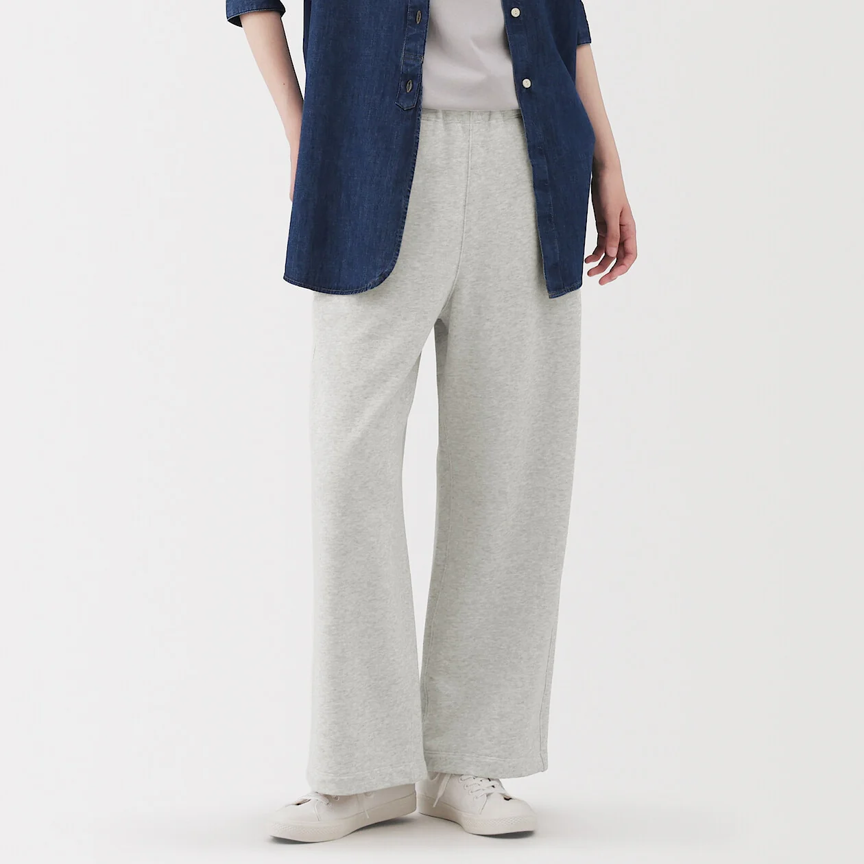 French Terry Wide Sweatpants - Image 7