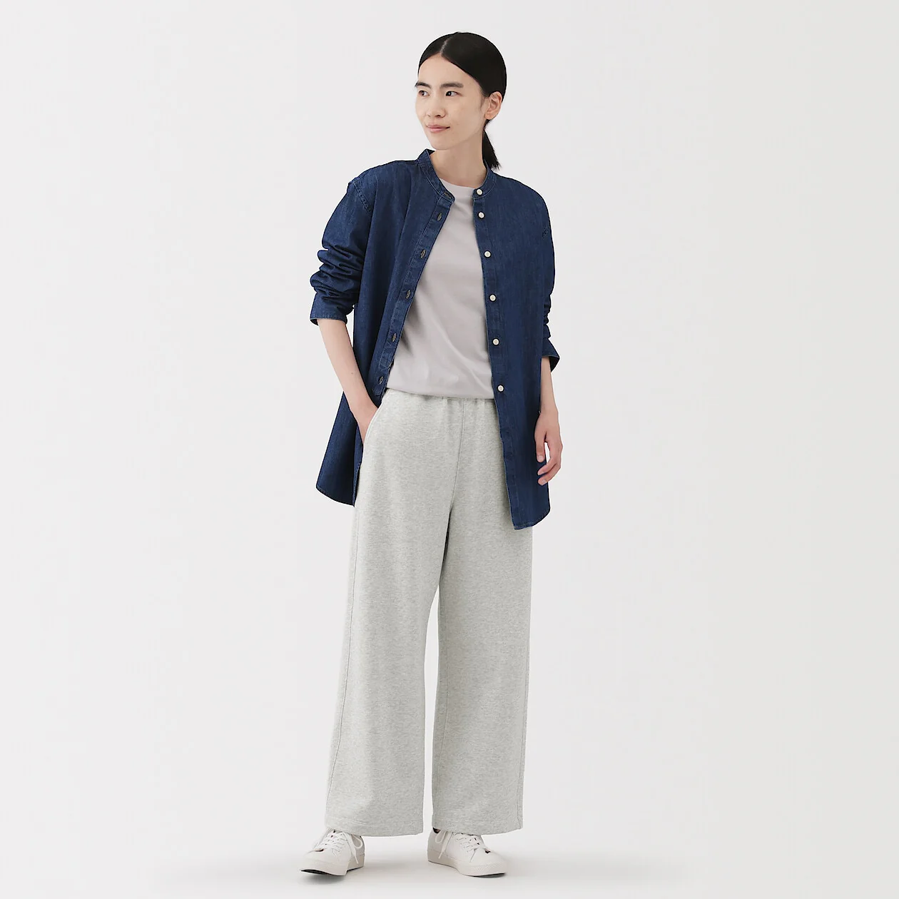 French Terry Wide Sweatpants - Image 8