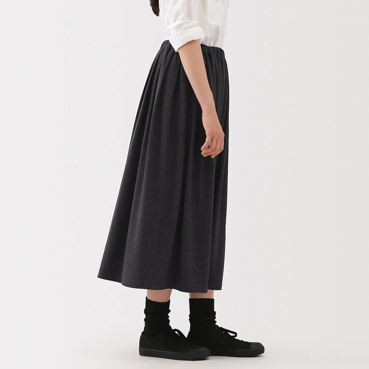 Jersey Pleated Skirt - Image 15