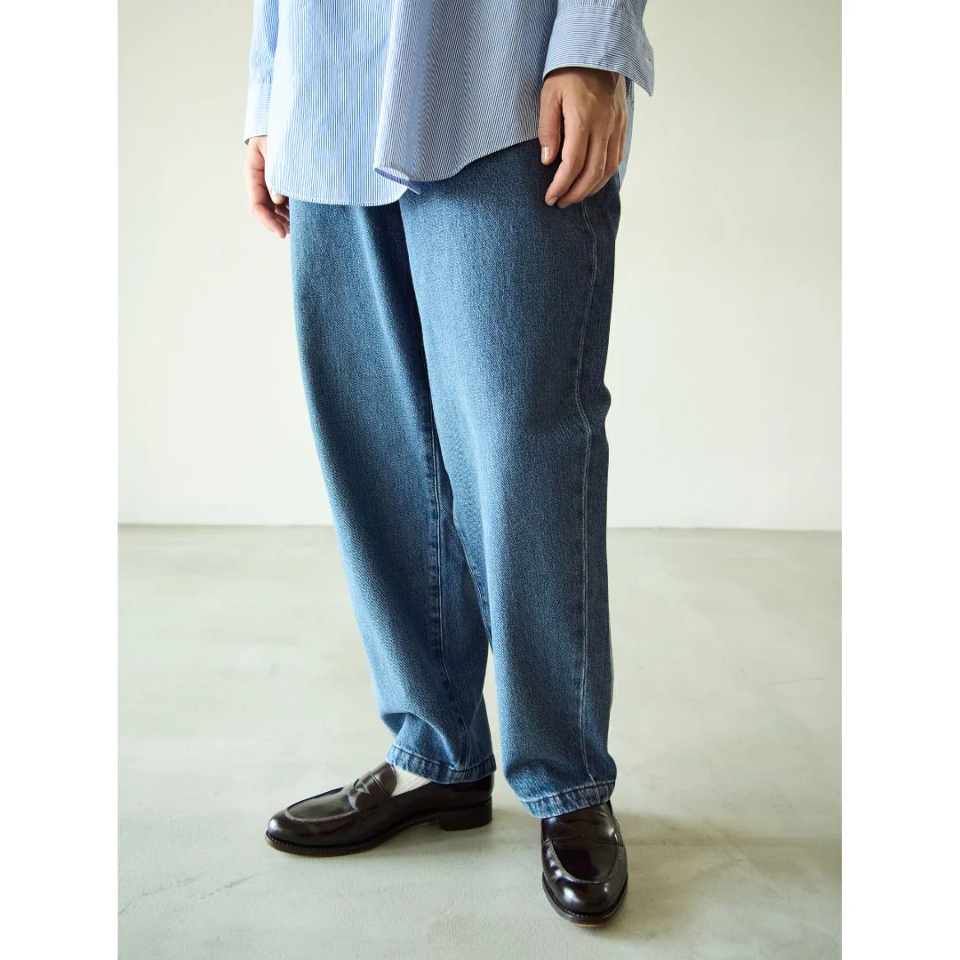 Kapok Blend Denim Barrel Pants - Image 11