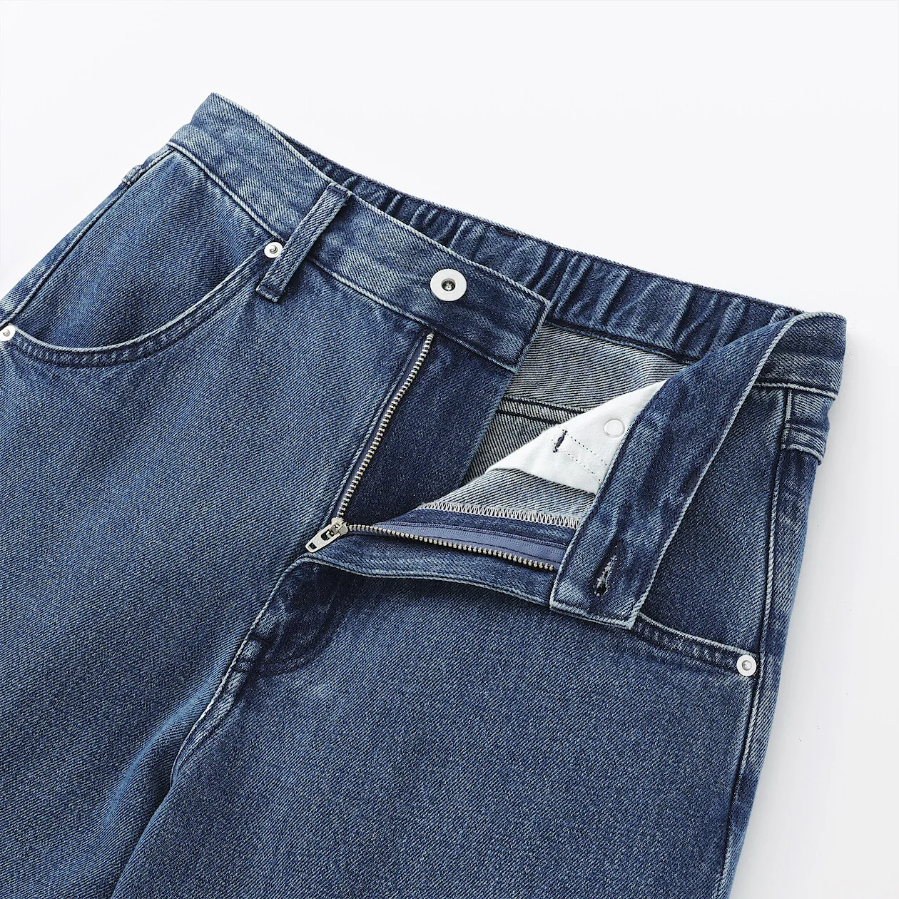 Kapok Blend Denim Barrel Pants - Image 13