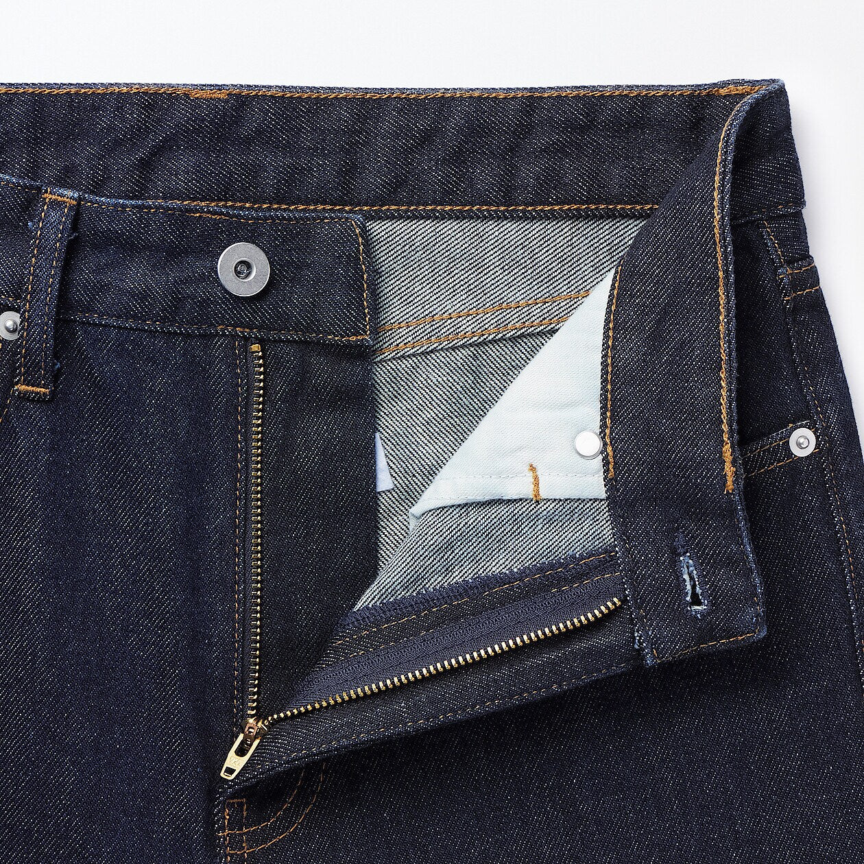 Kapok Blend Denim Straight Pants - Image 24