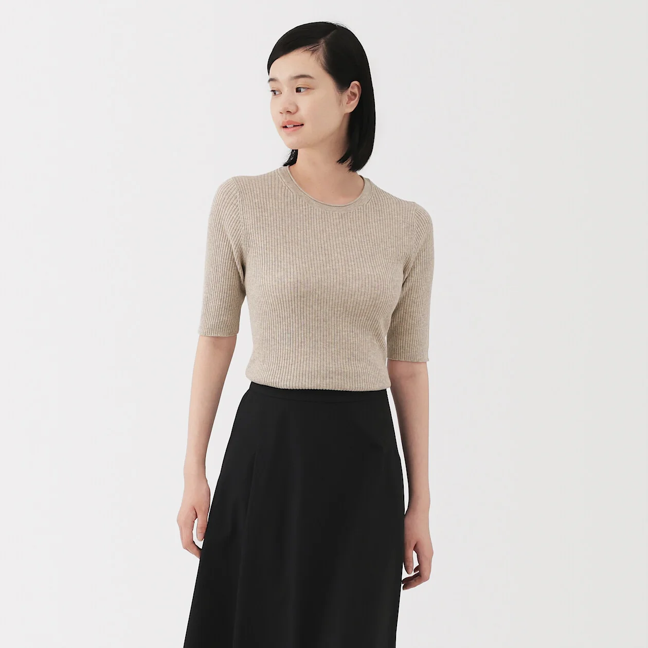 Lyocell Blend Half Sleeve Sweater - Image 16