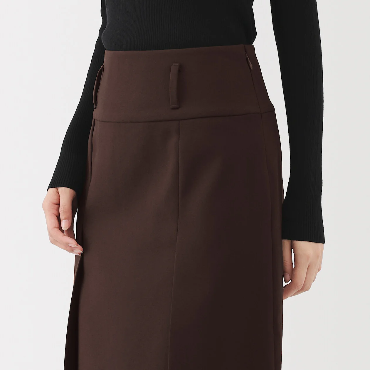 Midi Skirt with Belt Loops - Image 11