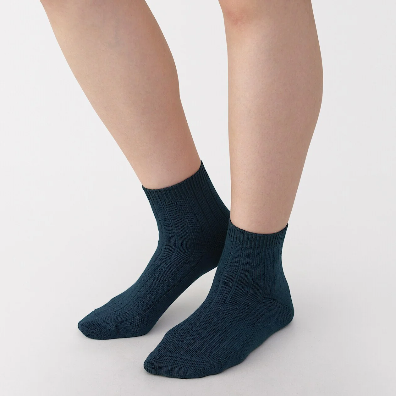 Right Angle Soft Stretch Rib Short Socks