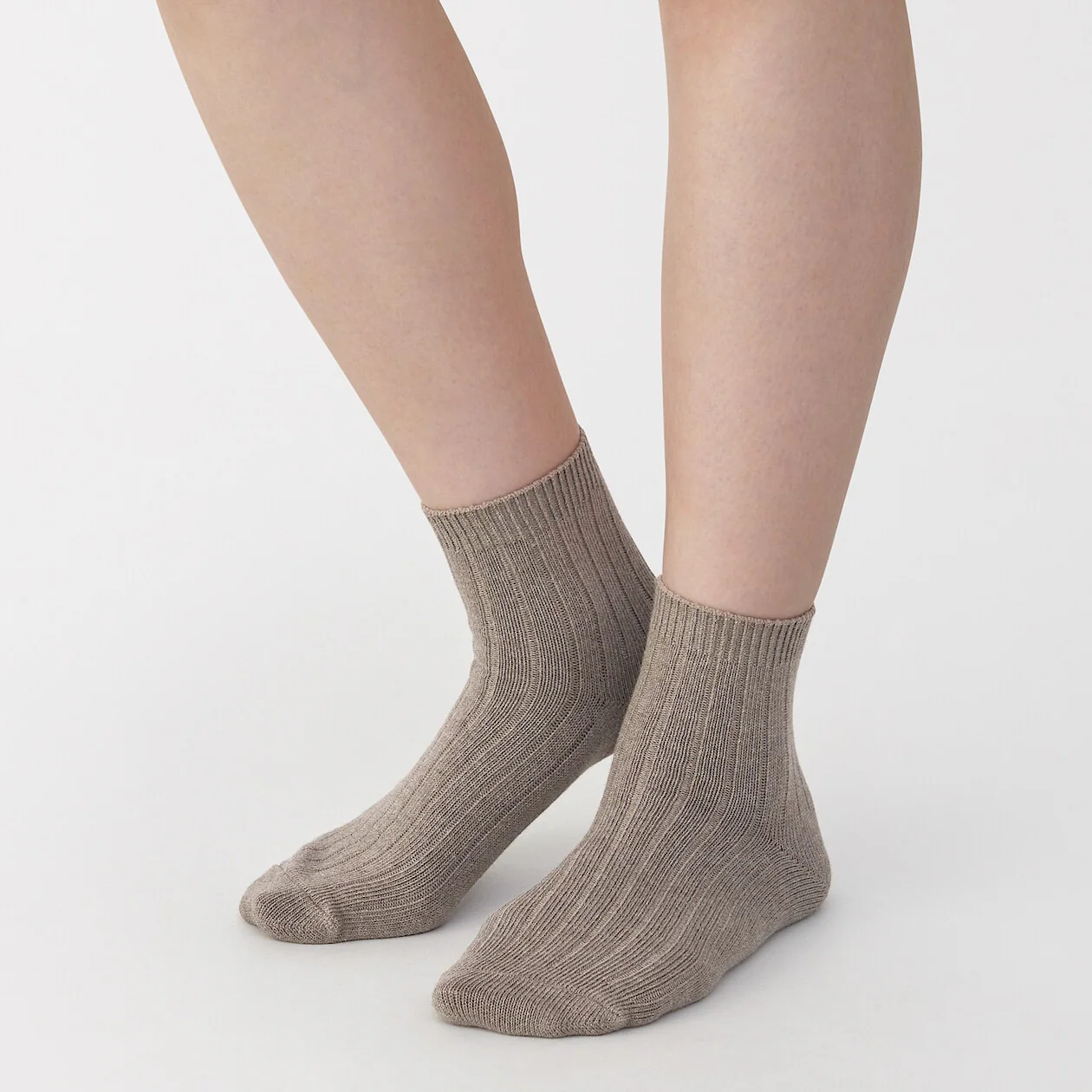 Right Angle Soft Stretch Rib Short Socks - Image 3